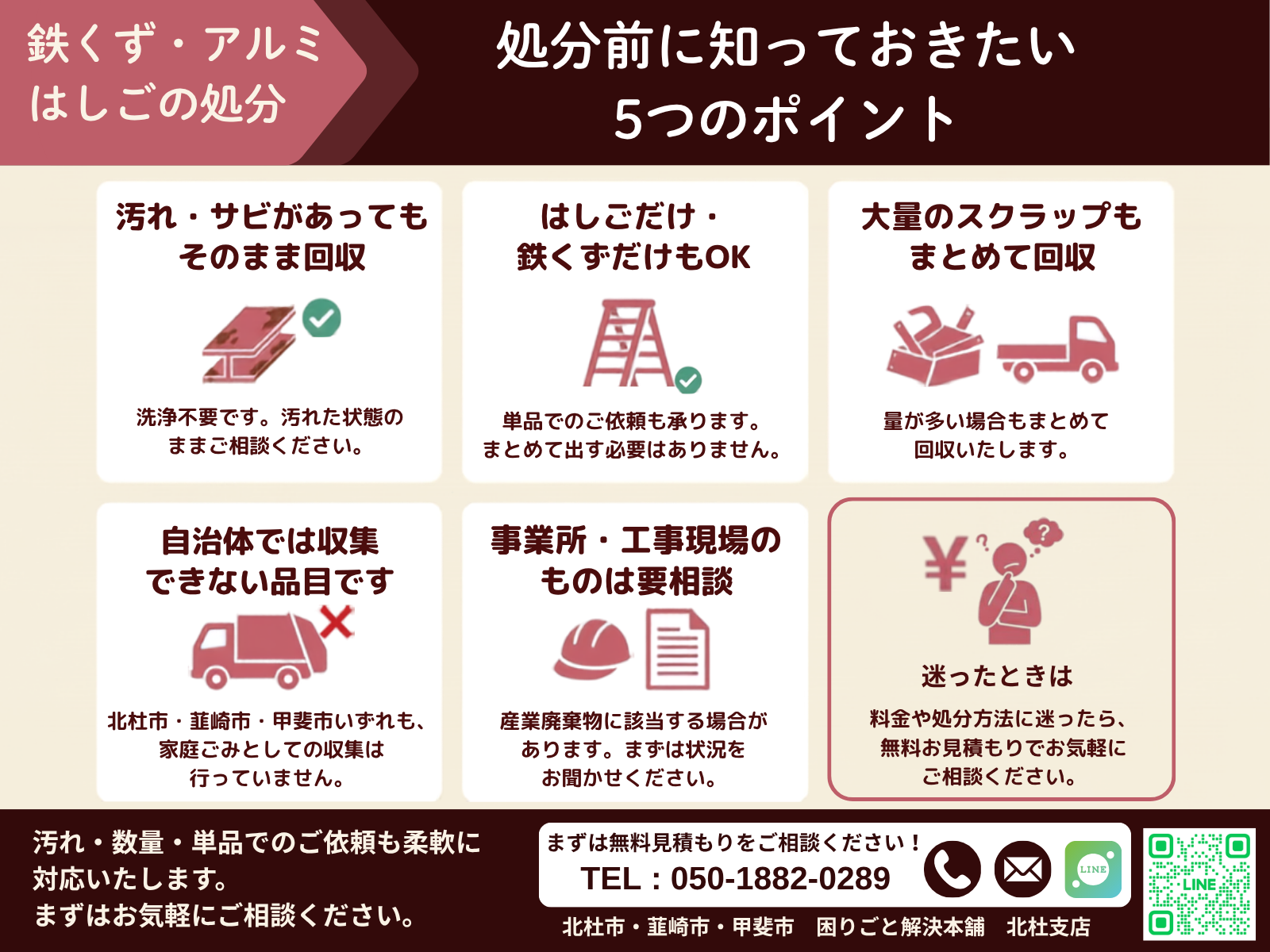 処分前に知っておきたい5つのポイント