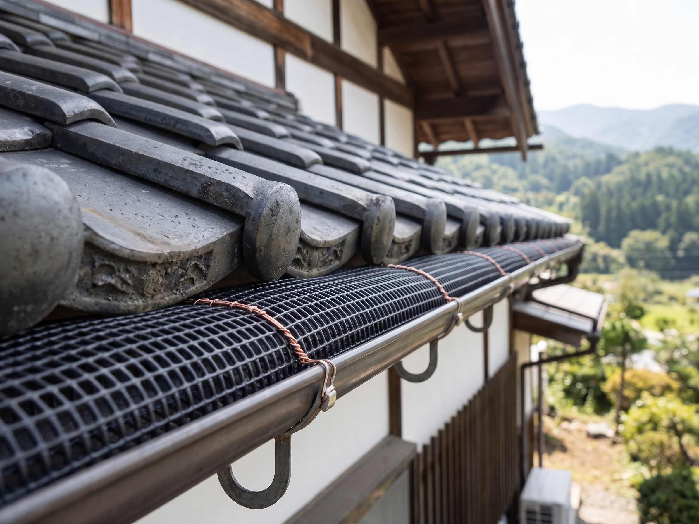 雨樋用の防護ネットについて
